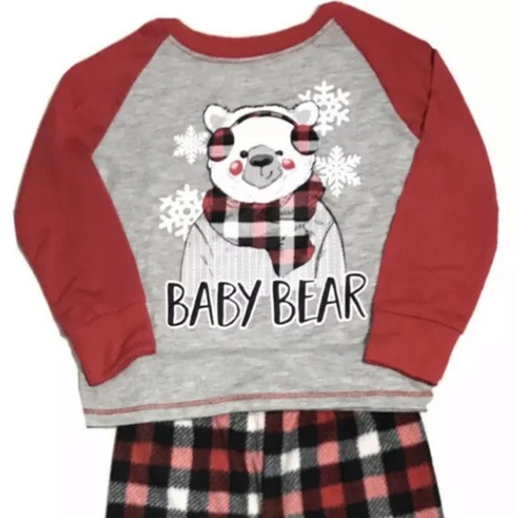 Family Holiday Fleece Pajamas Set